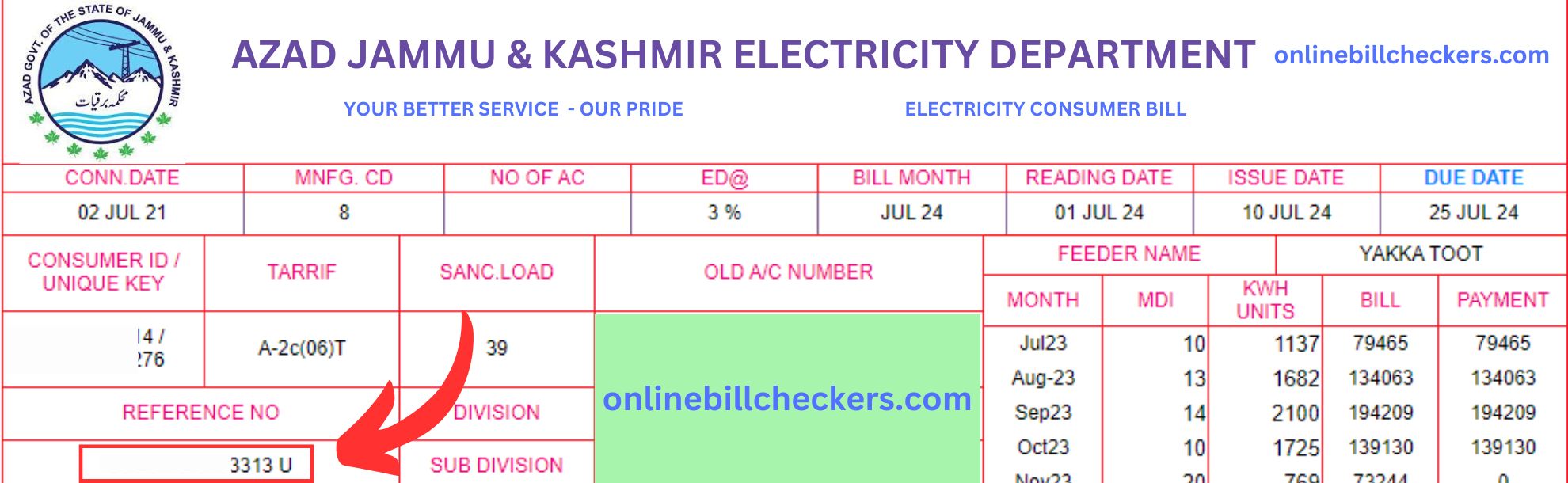 AJK Bill Online