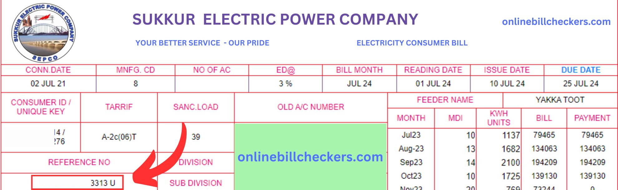 SEPCO Bill Online